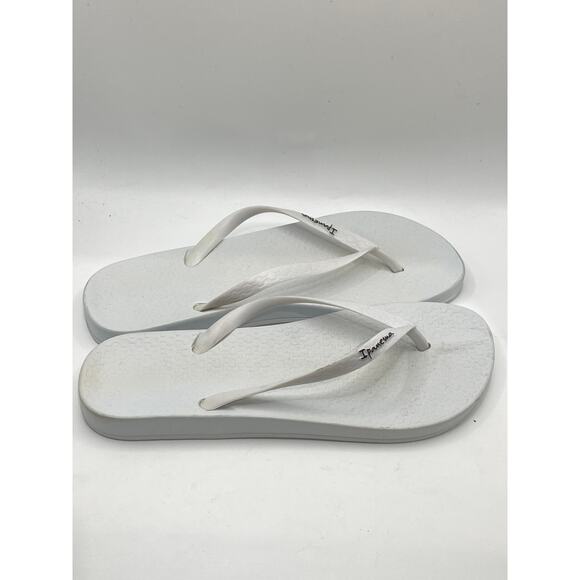 IPANEMA Women's White PVC Casual Flip-Flops Sandals SZ 8 - Picture 2 of 10